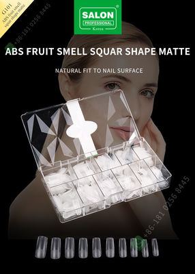 Il quadrato dell'odore della frutta dell'ABS modella punte dei chiodi falsi di Matte Lady French Style Artificial le mezze ed il chiodo falso della copertura completa
