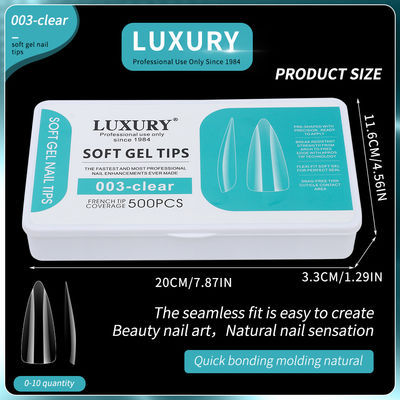 500PCS/Box Chiodi Acrilici Presi su unghie per l'arte delle unghie Design Manicure Strumenti