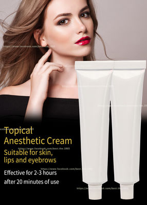 Crema alla lidocaina per tatuaggi, crema indolore, private label, tubo bianco, 10g, 30g, crema anestetica per tatuaggi di alta qualità
