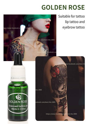 Crema intorpidente di Rose Tattoo Anesthetic Numbing Liquid del tatuaggio dorato del sopracciglio