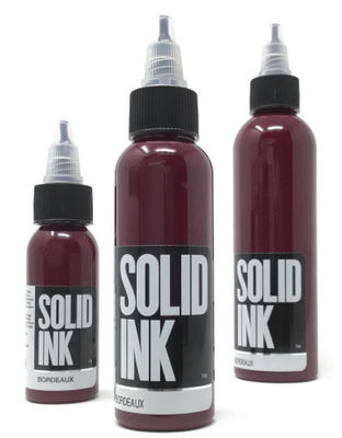 Inchiostro approvato dalla FDA solido del tatuaggio dell'inchiostro 60ML 120ML del tatuaggio dell'inchiostro del Bordeaux