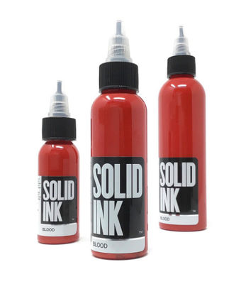 Pigmento permanente puro 30ML 60ML 120ML 260ML di trucco del vegano del tatuaggio del sangue naturale solido dell'inchiostro