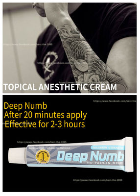 OUR Tattoo Numbing Cream Gel, that's better than any tattoo numbing cream on the market. It is our original, non-oily nu