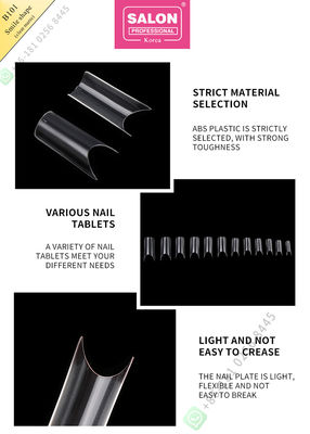 Punta del manicure di Matte False Nail Tips Salon di sorriso mezza
