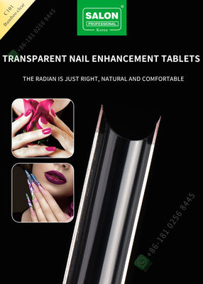 L'unghia falsa chiara di bambù d'allungamento dell'arco di French/C fornisce di punta la punta del manicure per l'unghia Art Salon
