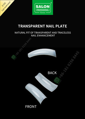 Punte extra-lunghe acriliche false della copertura di Eagle Month Nail Tips French di bellezza del salone mezze