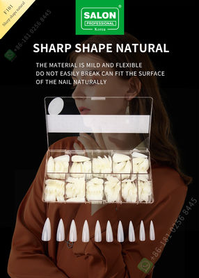 punte taglienti di signora Artificial Nails Half di forma 500pcs e chiodo falso della copertura completa