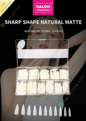mezze punte di forma 500pcs dei chiodi falsi taglienti di Matte Lady French Style Artificial e chiodo falso della copertura completa