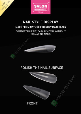punte di 500pcs Matte Lady Artificial Half Nail e chiodo falso della copertura completa