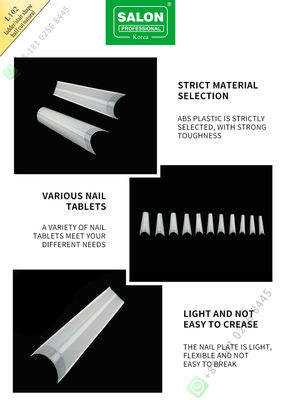 La metà di forma della scala ha tagliato lo stile che francese del chiodo falso il chiodo artificiale fornisce di punta il chiodo falso