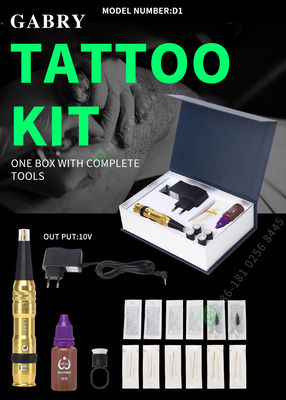 Penna senza fili permanente di alluminio del tatuaggio della macchina 10V di trucco