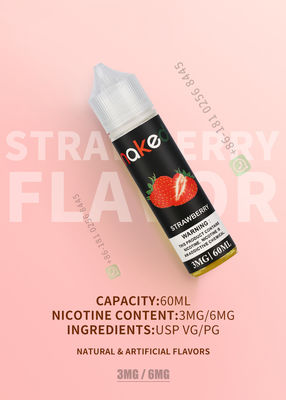 Liquido 60ml di Vaping della E-sigaretta di sapore della fragola di alta qualità del E-succo del E-liquido puro e sicuro