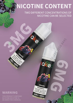 succo E del vapore 100mL liquido per sapore naturale dell'uva degli ingredienti della sigaretta elettronica