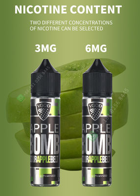 VGOD Vape Juice E-Liquid 5mg 6mg Nicotine Salt Vape Liquid E-Juice con certificato MSDS