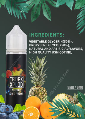 E-sigaretta Vaping 30ml liquido 60ml Vape Juice Orange Taste del succo di Vape del E-liquido del nicotina
