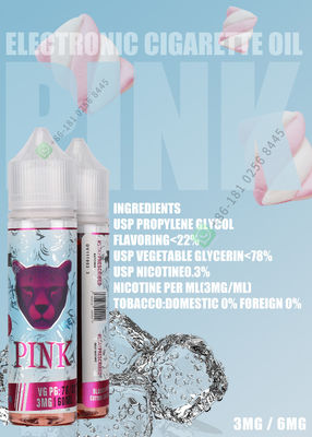 Sapore 12mg Nic Salt Vape Juice del tabacco con i vari ingredienti