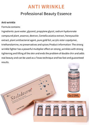 Prezzo di fabbrica OEM anti rughe siero set 10ml/bottiglia liquido senza ago siero di mesoterapia per il ringiovanimento della pelle