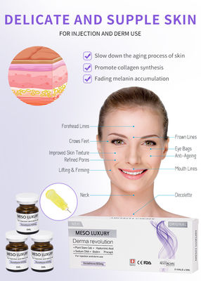 Fabbrica faccia mesoterapia iniezione siero alleggerimento idratante anti-invecchiamento sbiancamento Glutatione lifting filler