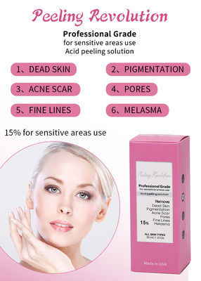 30 ml di siero per peeling della pelle / set liquido di qualità professionale per soluzione di esfoliazione della pelle del viso