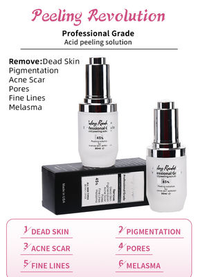 Soluzione di peeling acido di qualità professionale Set liquido per esfoliazione del viso