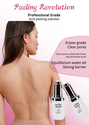 Serum di esfoliazione della pelle di qualità professionale Set di prodotti per la cura della pelle Pulizia Ristrutturazione della pelle Rivitalizzare Soluzione esfoliante