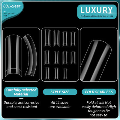 Lungo last squared personalizzabile false unghie per il salone di nail art con servizio OEM
