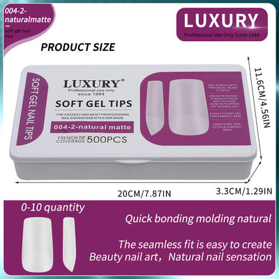 500pcs/Box Medio Quadrato in forma di unghie false per l'estensione dell'unghia Manicure Strumenti 11 dimensioni