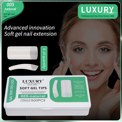 500pcs/Box Medium Square Press On Nails False Nails Natural Full Cover Fake Nails For Women (Presioni medie quadrate sulle unghie)