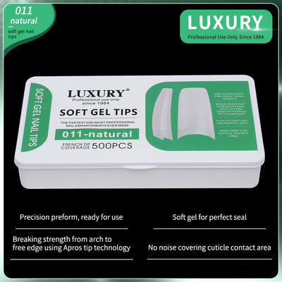 Acrilico False Nail Tips Square False Nails Mezza copertura Stampa sulle unghie per il disegno dell'arte delle unghie Strumenti di manicure