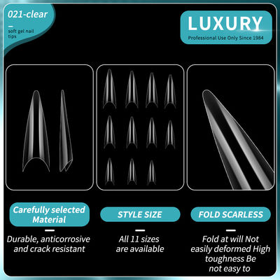 Nuovo stile Stiletto Mezza copertura False Nails Artificiali Nail Tips per il Design Nail Art