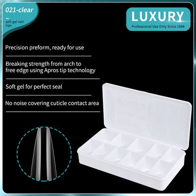 Nuovo stile Stiletto Mezza copertura False Nails Artificiali Nail Tips per il Design Nail Art