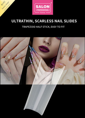 ABS Full Cover Gel per unghie artificiali Long Square Press su unghie per estensioni di unghie perfette