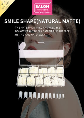 ABS Full Cover Gel per unghie artificiali Long Square Press su unghie per estensioni di unghie perfette