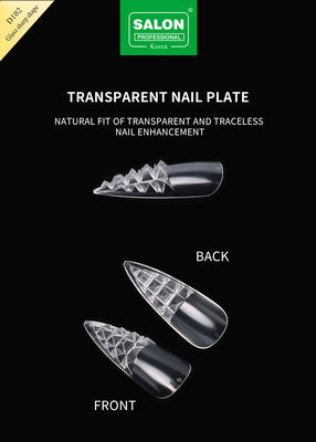 Lunga forma affilata False Nail Tips Ultra-Thin Soft Gel Full Cover False Nails 12 taglie