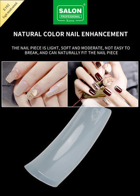 Copertina completa Bocca d'aquila Gel naturale morbido False Nails Disegni Artificiali Punti di unghie