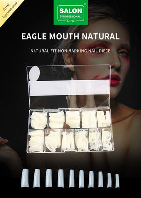 Copertina completa Bocca d'aquila Gel naturale morbido False Nails Disegni Artificiali Punti di unghie