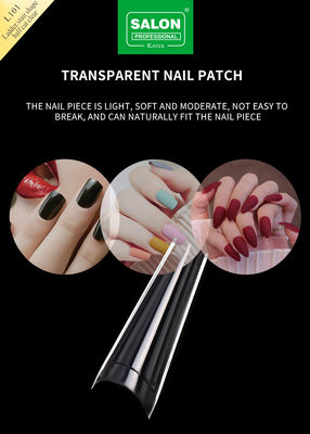 Falsos Unghie Artificiali ABS Chiara Scala Forma Falsos Unghie Manifatte Soft Gels Press On Nails Prezzo all'ingrosso