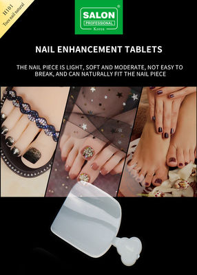 Colore naturale False Toenails Set Full Cover Acrilico Toes Unghie Per Salon-Finish Nail Art