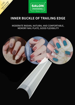 Consigli di Mezza Copertina Kit di accessori di manicure senza cuciture Estensioni di unghie ultra-sottili
