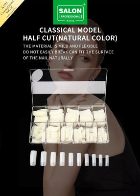DIY Art Colore Naturale Completo Copertura False Unghie Per Estensione Unghie 500pcs/Box