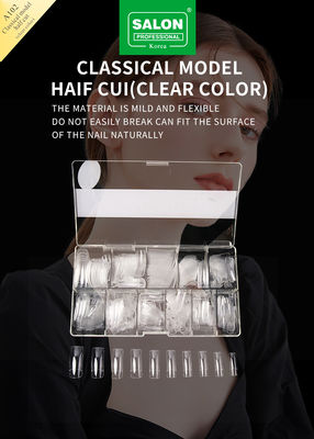 Salone Unghie professionali Color chiaro Full Cover False Unghie Per Estensione Unghie 500pcs/Box