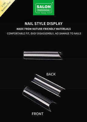 OEM Full Cover Bambù Chiaro Gel Morbido False Nails Disegni Artificiali
