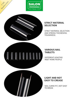 OEM Full Cover Bambù Chiaro Gel Morbido False Nails Disegni Artificiali