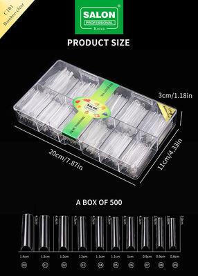 OEM Full Cover Bambù Chiaro Gel Morbido False Nails Disegni Artificiali