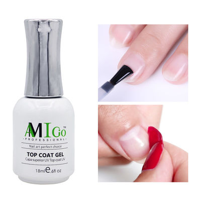 Amigo Gel Polish per unghie Set UV LED Soak Off Base Gloss Matte Top Coat Gel Nail Art 18ml