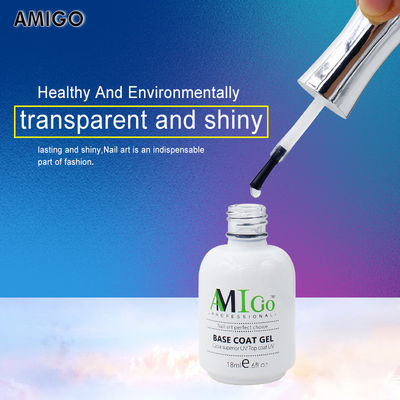 Amigo Gel Nail Polish Kit 18ml Semi-Permanente Soak Off UV / Led Varnish Per Salon Nail