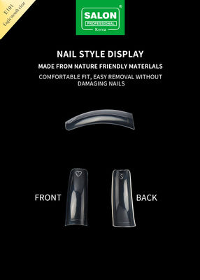 Medio Pre-Formato senza cuciture Chiaro Colore Fake Nail Suggerimenti per il DIY Home Nail Salon 12 dimensioni