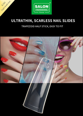 Medio Pre-Formato senza cuciture Chiaro Colore Fake Nail Suggerimenti per il DIY Home Nail Salon 12 dimensioni