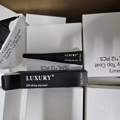 Prodotto di fabbrica Marchio privato Top Coat lucido DIY Gel UV Vernice per unghie per salone di bellezza