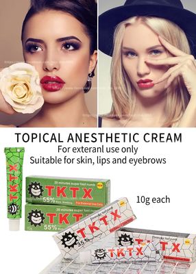 Crema anestetica TKTX 10g a base d'acqua, non grassa, per tatuaggi con consegna rapida in 3-7 giorni